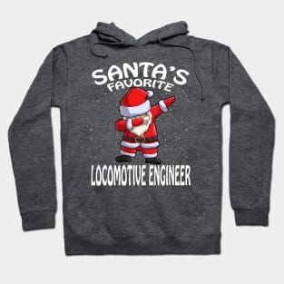 Santas Favorite Locomotive Engineer Christmas Hoodie